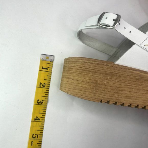 Musse & Cloud Isadora Leather Platform Wedge Sandals Comfy Slingback Womens NWOB - Picture 12 of 12